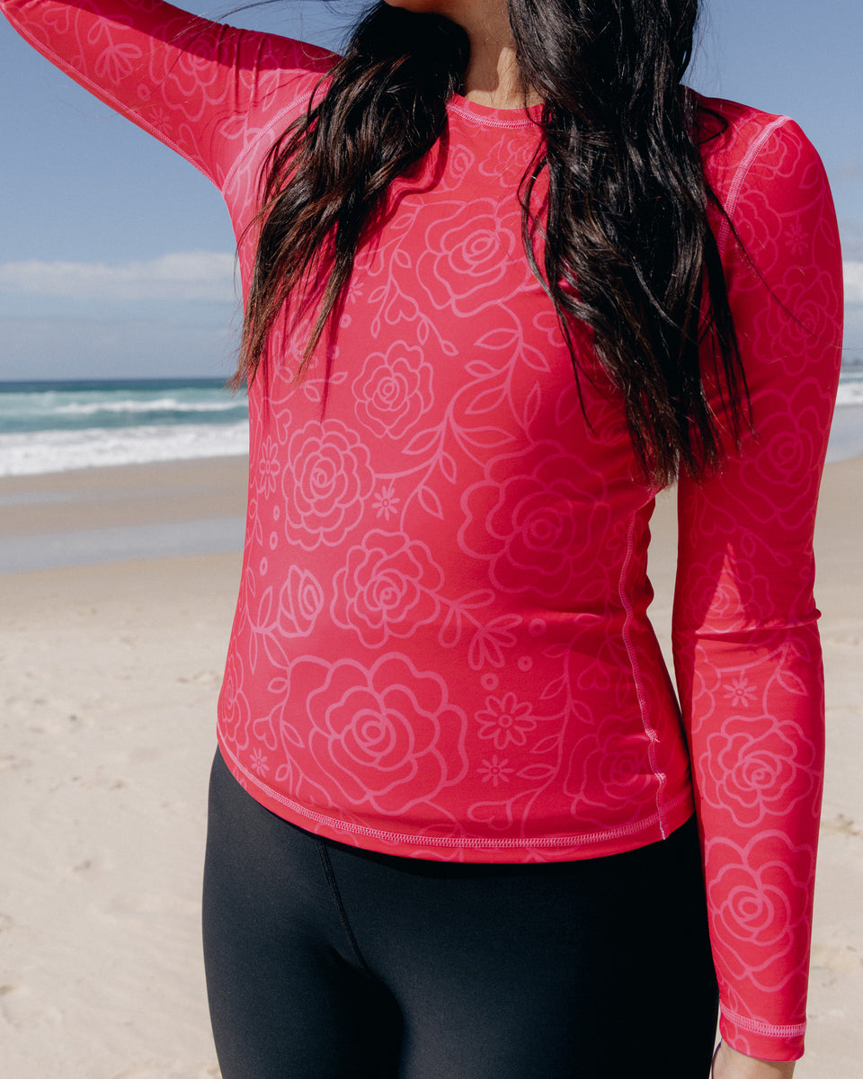 Kozii Maggie Rose Thermal Rashie | Australian Made Training Top – Kozii ...