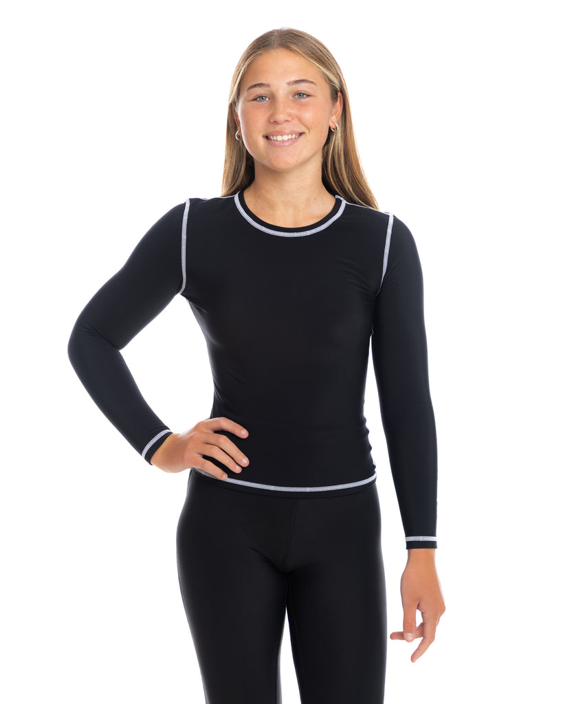 Aussie Rashie Kozii Onyx Thermal Rashie | Australian Made Training Top – Kozii Swimwear