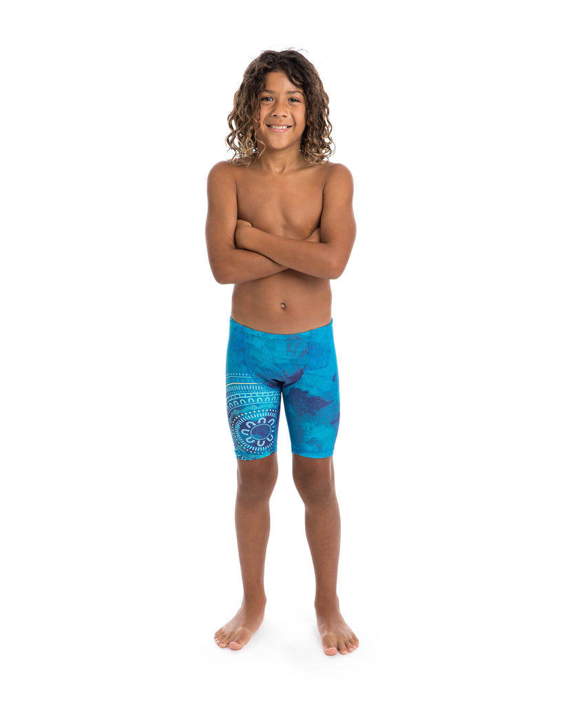 Very popular garment for our male customers. Basic Jammers are meant to be a very firm fitting garment like a second skin. Panelled front with soft elastic waist and cord for extra firm fit. Front lined pouch. Great for both training and competition – pool or surf.